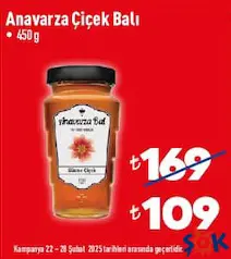 ANAVARZA ÇİÇEK BALI 450 G